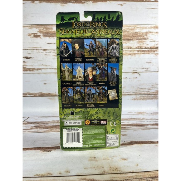 LORD OF THE RINGS FIGURE STRIDER W/ SWORD SLASHING ACTION TOYBIZ NOC - Picture 2 of 2